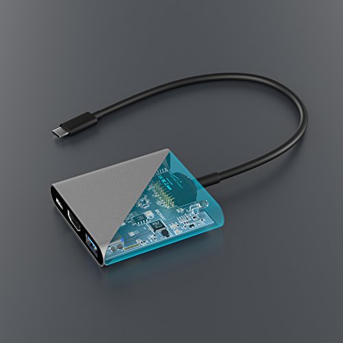 KabelDirekt USB Typ C Adapter – USB Typ C zu USB 3.0, 4K HDMI und USB Typ C Power Delivery (Aufladefunktion) – PRO Series - 6