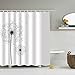 Produktbild Eybfrre Polyester Fabric Duschvorhang,Leo Duschvorhangs for Bathroom, 3D Vivid Print Waterproof Duschvorhangs,65 x 72 inch 0J8756