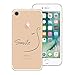 Produktbild Yokata iPhone 7 / iPhone 8 Hülle Transparent Weiche Silikon Handyhülle Schutzhülle TPU Handy Tasche Schale Etui Weich Silicone Bumper Ultra Dünn Slim Schlank Durchsichtig Handytasche Premium Kratzfest Clear Backcover Schutz für iPhone 7 / iPhone 8 Case Cover - Smile