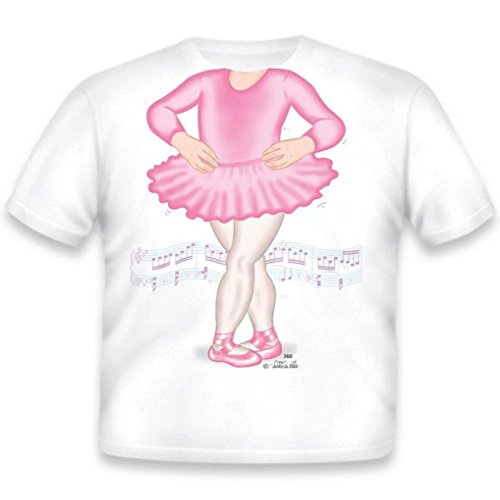 Just Add a Kid 6-12 Months Baby Girls Kids Tshirt - Ballerina