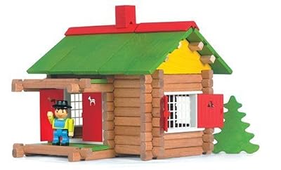 JeuJura - Jouet en bois - Maison Forestière - 100 Pièces