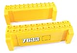 LEGO � System - 2x Kranausleger Arm - gelb 52041 Ersatzteil - Element - Halterung aus 7633 7249-1x mit Abziehbild 7633 - LEGO �
