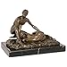 Produktbild Decobay.eu Liebespaar Erotika Akt Kunst Erotisch Bronze Liebesakt 69er Position Hot Oral Figuren Mann und Frau Neu H: 12,7cm