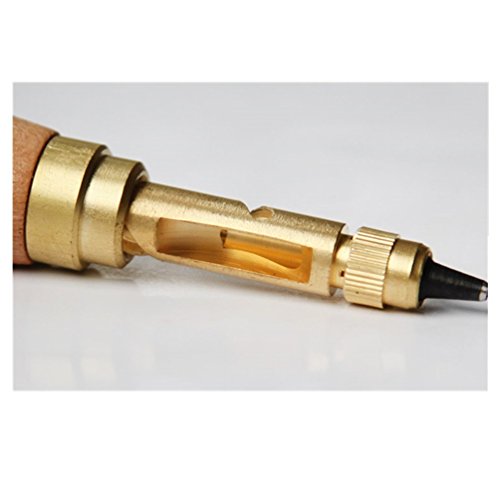Seawhisper Schraublocher mit 6 Spitzen Locheisen Basteln werkzeug Locher Leder automatische Werkzeug Buch Bohrer Größe 1.5,2,2.5,3,3.5,4mm - 7