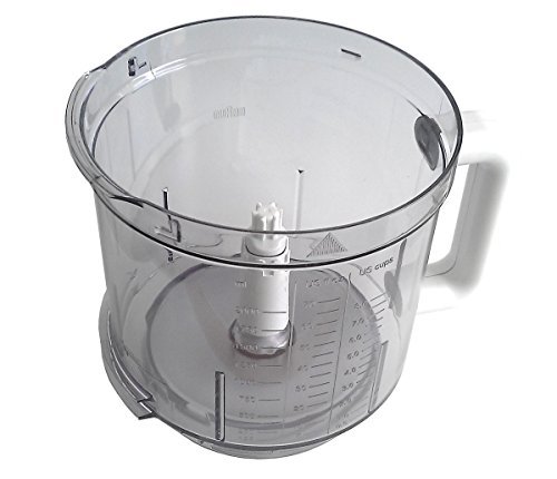 Ersatztopf für Küchenmaschinen Braun für Modelle K650 K600 K700 K750 FP3010 FX3030WH