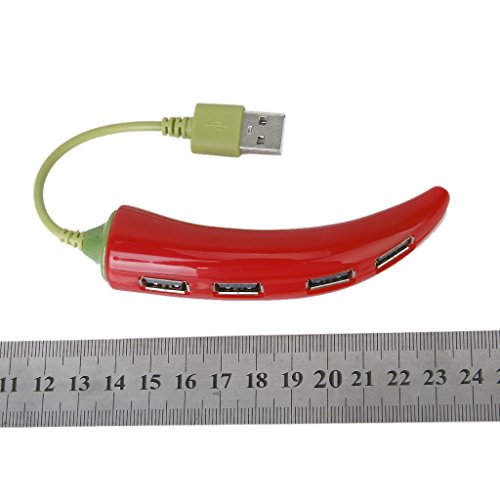 USB 2.0 HUB 4 Port Pfeffer für PC Laptop - 5