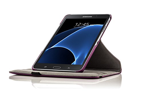 Forefront Cases® Samsung Galaxy Tab A 7.0 SM-T280 Leder Drehbar Hülle Schutzhülle Tasche Smart Case Cover Stand – Rundum-Geräteschutz und intelligente Auto Schlaf / Wach Funktion inkl. Eingabestift und Displayschutz - 4