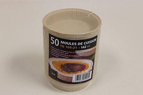 Bio Food Pack Paper Baking Mould 109 mm 142 ml Pack of 50