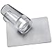 Demarkt Transparent Silicone DIY Nail Art Stamper Scraper Cap Stamping Manicure Print Tool Set of 2
