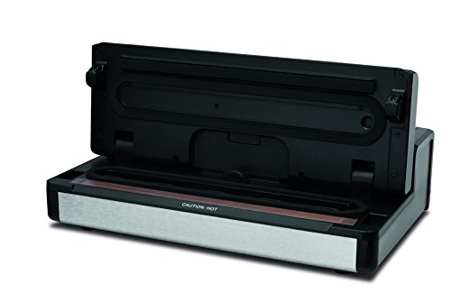 CASO FastVac 1000 Gewerbevakuumierer – Vakuumiergerät für professionellen Gebrauch, starke Vakuumpumpe mit 20 Liter/Minute, doppelte Schweißnaht, vielseitige Funktionen, inkl. 20 gratis Profi-Folienbeutel - 2