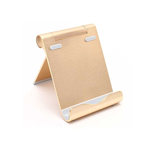 hengsheng Aluminium Multi Winkel Universal Handy und Tablet Ständer für iPhone, iPad, Samsung Galaxy, HTC, Nexus und mehr gold - 2
