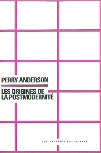 couverture de : Les origines de la postmodernit&eacute;
