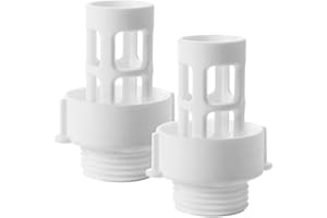 FUBESK 2Pack Garden Hose Water Drain Plug Connector/Adapter for Intex Round Pool Hose Drain Adapter Parts No.10184