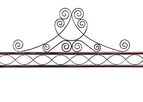 Vintage Design Kleiderständer Kleiderstange aus Metall Garderobenständer mit Schuhablage – Bronze - 2