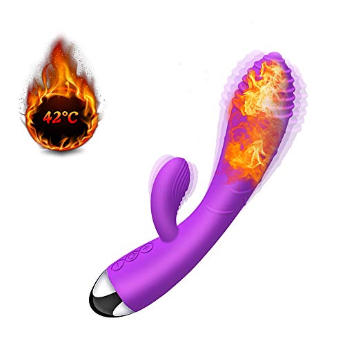 DOY Masajeador Para Mujer, con Función de Calefacción y 10 Modos, Masajeador de Dos Motores para Relajar el Cuerpo