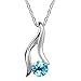 Silver Shoppee Delightful Rhodium Plated Swarovski Crystal Alloy Pendant RS.275.00