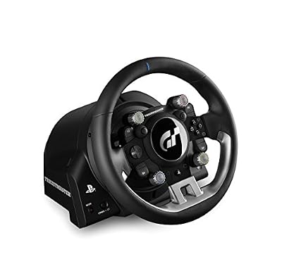 Thrustmaster T-GT Volant Gainé de Cuir, sous Licences Officielles PS4 et Gran Turismo, Compatible PC