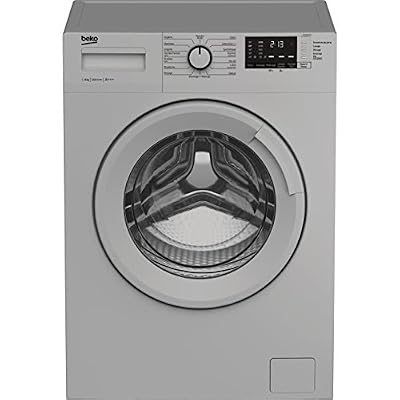 Beko WTE6611SY - Machine à laver - indépendant - largeur : 60 cm - profondeur : 41.5 cm - hauteur : 84 cm - chargement frontal - 39 litres - 6 kg - 1200 tours/min - argenté(e)