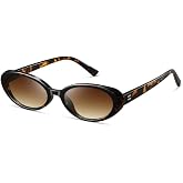 kimorn Oval Sunglasses for Women Men Small Oval Sunglasses 90s Vintage Shades