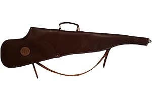 Articulos de Caza Funda para Rifle montado con Visor,Fabricado en Piel