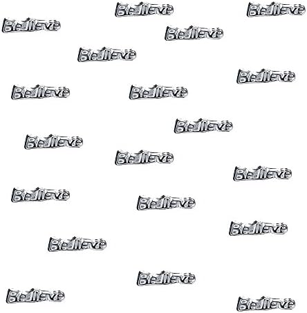 Moonlight MemoriesSilvertone Believe floating charm fits Living memory lockets and Origami Owl style lockets