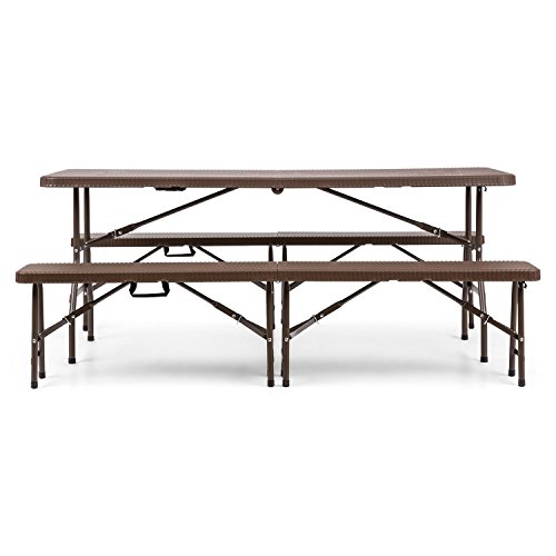 Preisvergleich Produktbild Blumfeldt Burgos Bierzeltgarnitur 3-tlg. HDPE