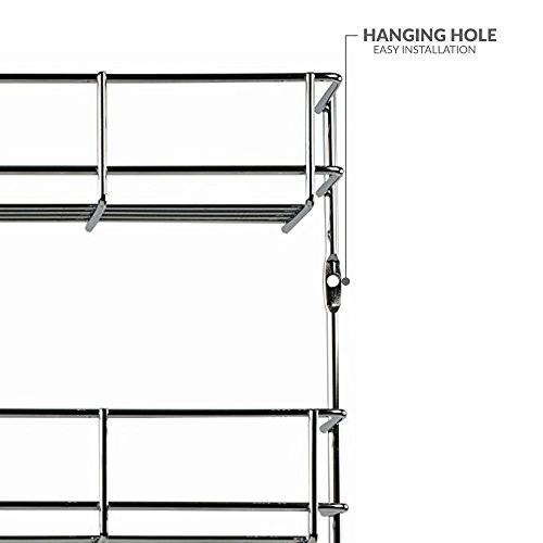 Andrew James – Gewürzregal – 4 Etagen – Zur Befestigung an Wand oder Küchenschrank – 2 Jahre Garantie - 8