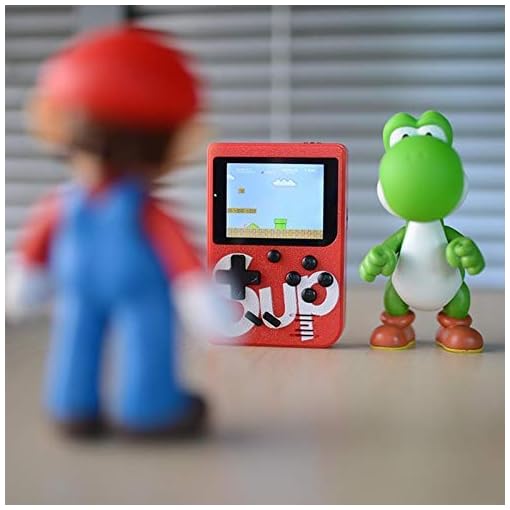 QAWACHH SUP 400 in 1 Games Retro Game Box Console Handheld with 1 Remote Control (Red) - Image 4