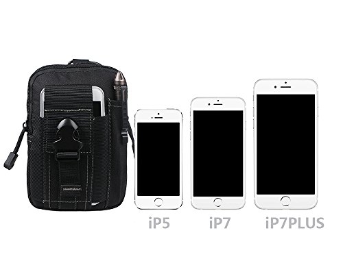 xhorizon TM FX 1000D Nylon Molle Outdoor Gro   Kapazit  t   bergr    e Taktisch Smartphone Halfter EDC Carry Zubeh  r Taillep  ckchen Tasche H  lle mi