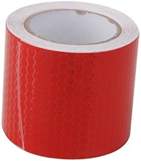 Danapp 5cm * 3m back to the crystal color grid reflective film reflective tape reflective warning tape (red)