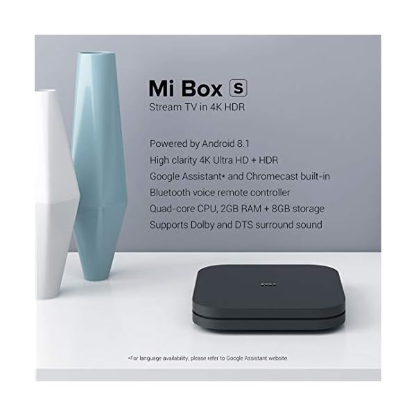 Original Xiaomi TV Box S (EU Version) 4K Ultra HD con Dolby Audio, Reproductor Multimedia - Imagen 4