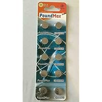 PoundMax® 10 Pilas de botón alcalinas AG13 LR44 1,5 V
