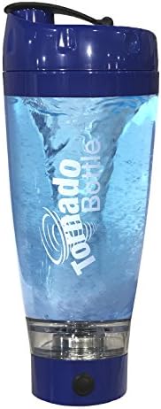 Tornado Bottle 2.0 USB Rechargeable Vortex Mixer, Electric Protein Shaker, Tumbler, Leak Proof, BPA Free, 20oz (blue)