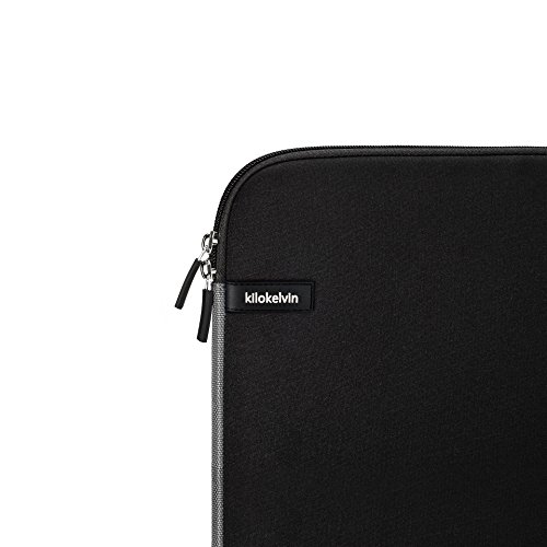Laptop Hülsen Kasten Beutel 11-15.6 Zoll Wasser-beständiger Neopren weicher Notizbuch Computer Fall Tablette Aktenkoffer Carring Beutel-Abdeckung für Macbook Air Pro / Oberfläche / Notizbuch Computer / Tablette PC / Ultrabook durch Kilokelvin (14.1 schwarz)) - 5
