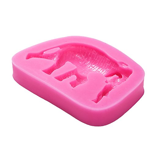 Elefant Form 3D Fondant Silikon Form Kerze Schokolade Seife Formen Zucker Craft Werkzeuge Backgeschirr - 4