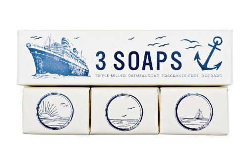 Preisvergleich Produktbild Izola 605 triple-milled Maritime Seifen, Set von 3
