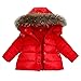 Produktbild ALIKEEY Baby Mädchen Jungen Kinder Daunenjacke Mantel Herbst Winter Warme Kinder Kleidung rot 140cm