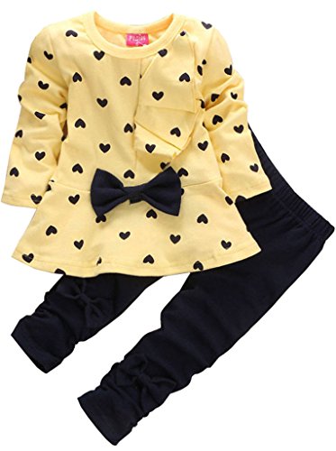 2PCS Baby Kids Outwear Pants Suit Outfit Clothes 2-5 Year FaLL Winter