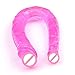 Produktbild JiangHui Neue Zwei-köpfige Dildo Lesben Homosexuell Simulation Penis Weibliche Masturbation Sex Spielzeug Silikon U-förmigen Doppelköpfigen Penis Spielzeug Silikon Material Große Kopf Durchmesser