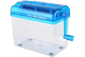HOZZWHOO Portable Mini Shredder, Hand Cut Paper Shredder, A6 Paper Documents Handmade Cutting Machine Tool for Office Home School