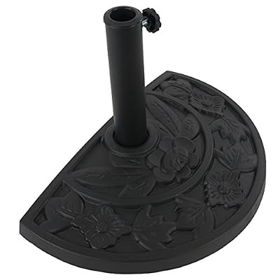 Mendler Demi-pied de parasol Parla pr balcon ou terrasse, aspect fonte