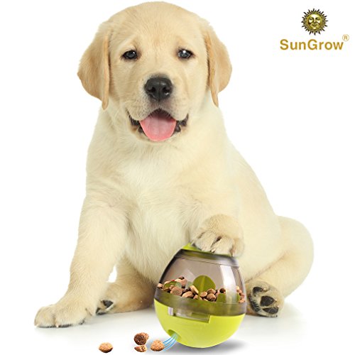 Puppy, Small Dog Breeds, and Pocket Pet Treat Ball, Ends Naughty Chewing and Bloat, Encourages Exercise, Interactive Puzzle Feeder Ideal for Rabbits, Rats, and Hamsters, 4.6”