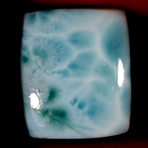 16.20Cts100% NATURAL SKY BLUE LARIMAR CUSHION CABOCHON DOMINICAN REPUBLIC GEMSTONE