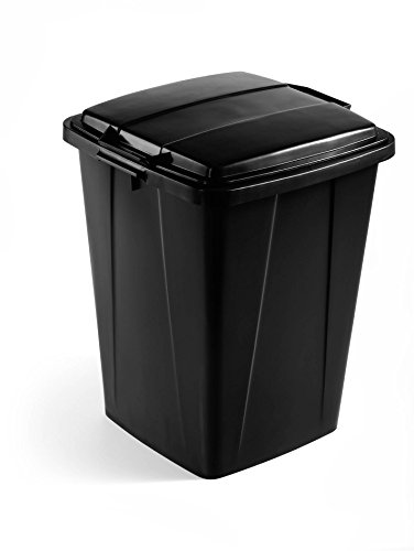 Durable 1800474221 Abfallbehälter Durabin 90 Liter, schwarz - 2
