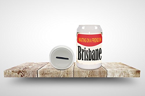 Spardose Stadt Brisbane Australien Keramik bedruckt - 2
