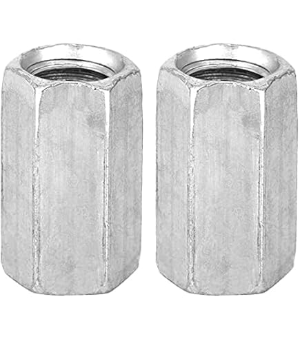 Dadi Di Accoppiamento Esagonali 1/2-20 X 1-3/4'': Pacco Da 8, Zincati, Grado 5
