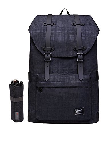 L  ssiger Daypacks  KAUKKO 16 Zoll Laptop Outdoor Rucks  cke f  r 14  Notebook Sch  ler Backpacks Schultaschen f  r Wandern  Reisen  Camping  43black2