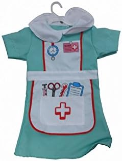 Childs Nurse Outfit Dress Up Fancy Dress Doctors Hospital Gown (3-5 Yrs)