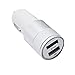 Produktbild Auto Ladegerät,XshuaiNeue Mini Universal 2 Port USB kfz Ladegerät für iPhone 6 6s 7 iPod iPad Samsung Android Telefon (Silber)