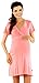 Zeta Ville - Women's Maternity Nursing Nightdress Labour Hospital Gown - 074c (Apricot, UK 10)